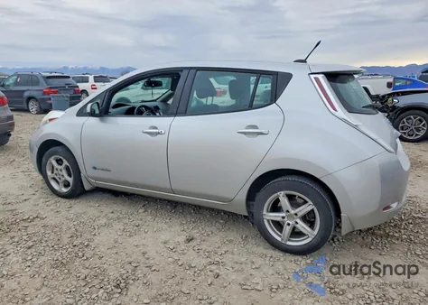 2014 Nissan Leaf S из США, поврежденный, VIN 1N4AZ0CP1EC338652